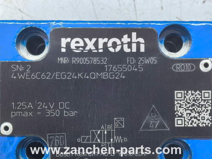 Rexroth R900578532 Directional Spool Valve 4WEE6C62/EG24K4QMBG24